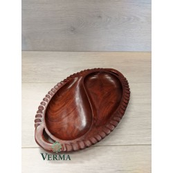 LEAF TRAY 2 COL   12"