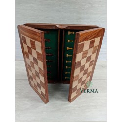 CHESS SET M/G 10" X 10" TOP...
