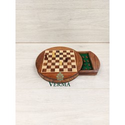 M/G- CHESS SET ROUND 9"