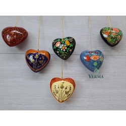Solid Painted Hanging Hearts