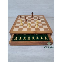 M/G.CHESS SET W/DRAW  12X12"