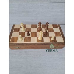 CHESS SET FOLDING  16X8"