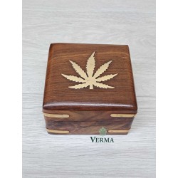 SQUARE BOX LEAF 4X4X2.5"