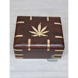 Rectangle Box Leaf 6"x5"x3"