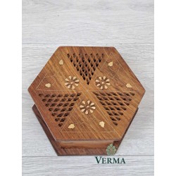 OCT BOX BR/INLAID 5.5"X5.5"