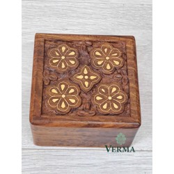 Wooden Carved/ Inlaid Box...