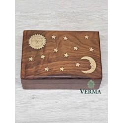 BOX TOP SUN MOON BRS/INL 7X5"