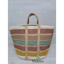 Jute Basket With Handle