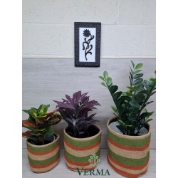 Set of Jute Planters