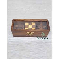 Puzzle Set of 3 18 cm x7 cm...