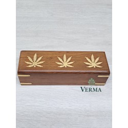 Long Bix Hemp Leaf 8" x2"