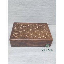 Large Heavy Inlaid Box 12"X8"