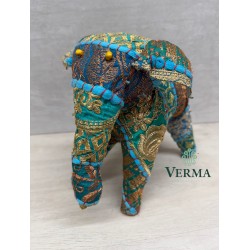 8" EMBROIDED ELEPHANT