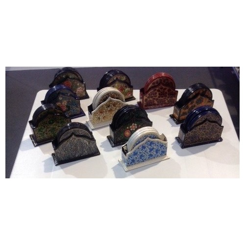 Large Papier Mache Coaster Sets