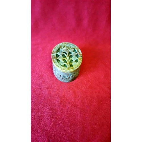 OVAL CARVED BOX       2X3