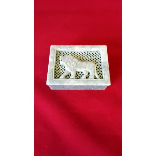 RECT BX WITH LION DESIGN