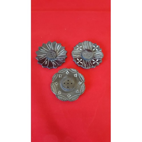 BLACK PLATE INCENCE ASS 3"