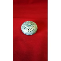 ROUND SOAPSTONE BOX  3"
