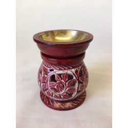 3" Red Soapstone Burner
