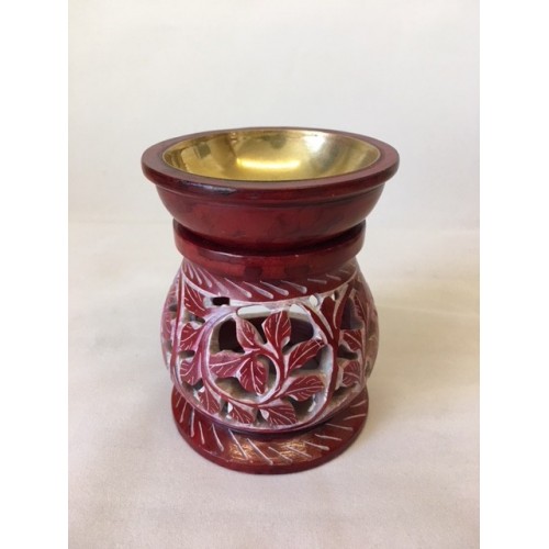 3" Red Soapstone Burner