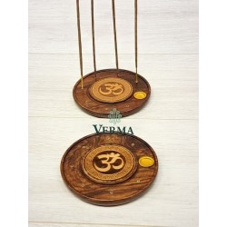 Wooden Incense Plate 5" Elephant